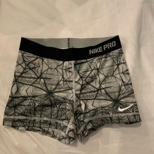 nike pro spandex - gray designs